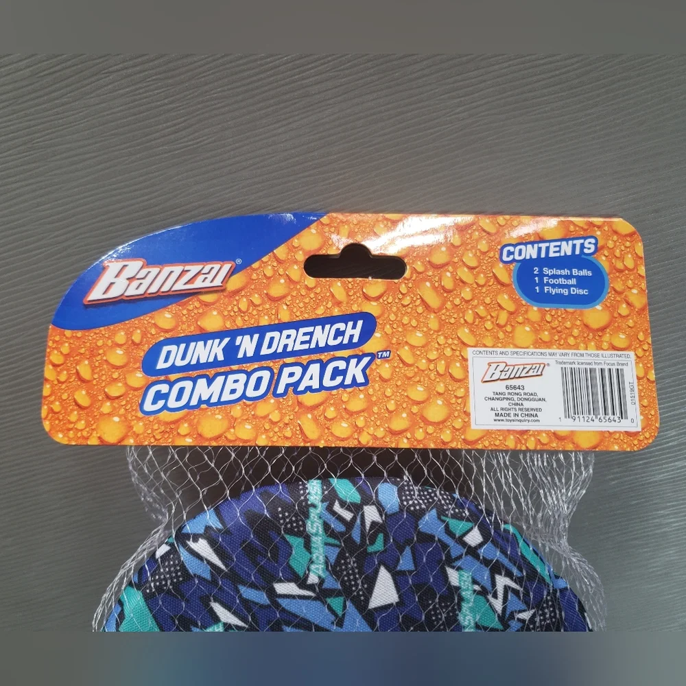 BANZAI Dunk 'n Drench Combo Pack 4 pcs